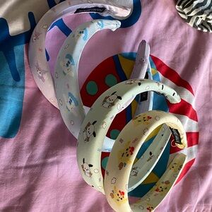 NWOT cute character headband set